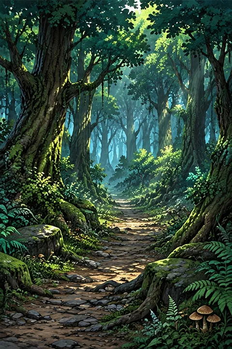 幻惑樹海の探索のマップ